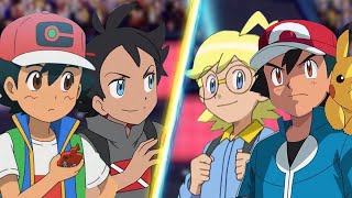 Pokemon Battle: Ash and Goh Vs Kalos Ash and Clemont