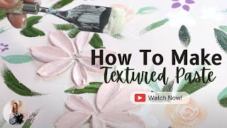 How to make texture paste