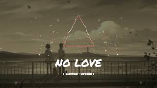 No Love - [ Slowed + Reverb ] - Shubh |  thiarajxtt