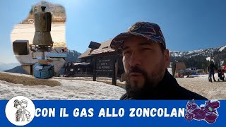 Monte zoncolan e provo il fornelletto a gas da campeggio