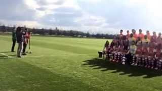 Arsenal Ladies squad photo call