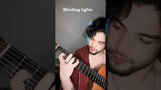 Blinding lights by the weekend #weekend #theweeknd #blindinglights #guitarcover #fingerstyle #viral