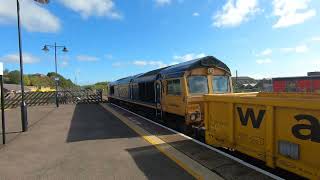 66722 Healey Mills to Doncaster at Wakefield kirkgate 10/10/24.