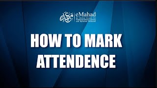 How To Mark Attendance