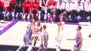 Trae Young Throws It Up and John Collins Throws It Down Against The Kings NBA 010423