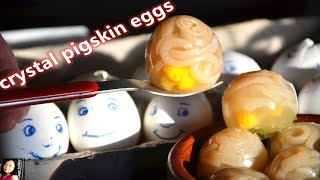 crystal pigskin eggs(first part), handmade magic artwork to teach your kids to learn