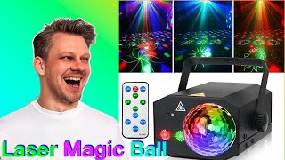 Laser Magic Ball — идеальный световой прибор для вечеринок! Обзор