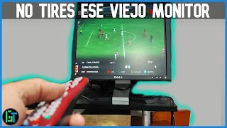 🖥️Convierte un Viejo Monitor En un SMART TV📺 SUPER Facil😱