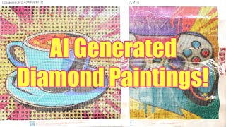 I Had AI Generate 2 Diamond Paintings For Me | Unbagging CooDeals Kits