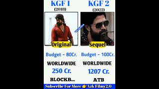 Kgf-1 vs Kgf-2 Movie Comparison || Box Office Collection #shorts #shortvideo #youtubeshorts #viral