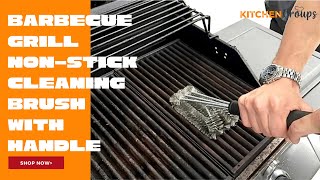 Say Goodbye To Stubborn Dirt With This Barbecue Grill Non-Stick Cleaning Brush With Handle