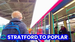 Docklands light Railway (DLR) Train Journey -  Stratford - Poplar | May 2023