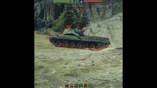 WOT Meme 🇨🇳⚔️🛡️🤡☠️💀 - 122 TM attacks and destroys BZ-166 in Mountain Pass (Noob) #253