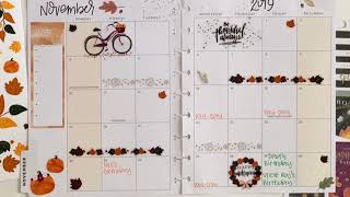 November 2019 Monthly|Classic Catch All|Happy Planner