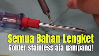 Cara Membuat Flux Solder Dari Baterai Bekas. Solder Gampang Semua Material Nempel Kuat.