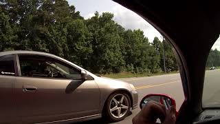 fbo street tune acura rsx type s 220hp+ vs gsr hatch