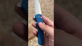 Protech Magnacut Steel, textured flipper pocket knife. #knives #asmr