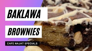 Baklawa Chocolate Brownies - quick & easy to do with family for any leftover Baklawa