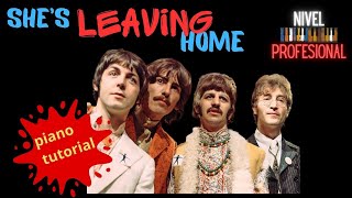 She's Leaving Home (Beatles) Piano Cover Tutorial Nivel PROFESIONAL