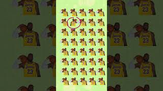 FIND THE ODD ONE NBA EDITION#nba2k24 #basketball #brainteasers #games #nba #goats #challenge #puzzle