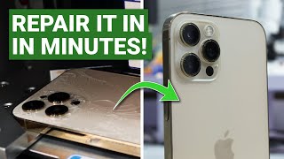 Repair the back cover of an iPhone in minutes!