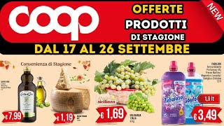 Volantino Coop dal 17 al 26 settembre 🍇 OFFERTE PRODOTTI DI STAGIONE 🟩⬜️🟥 #anteprima