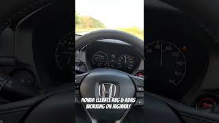 Honda evelate mileage & adas test on highway