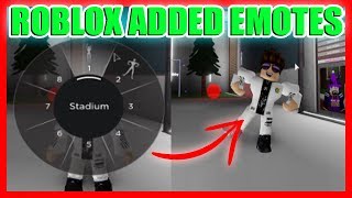 ROBLOX ADDED EMOTES ( good update ALERT )