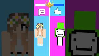 Singing Challenge: Boys VS Girls - Funny Animation #minecraft  #minecraftanimation #shorts