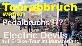 Riese & Müller // Tourabbruch wegen Pedalbruchs??? // Electric Devils auf E-Bike-Tour im Münsterland