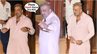 DRUNKED Sanjay Dutt Gets ANGRY On Media For Taking Photos Outside His Residence