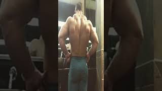 Muscle bull Aaron Clark wide back and nice glutes