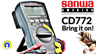 SANWA CD772 TRMS Digital Multimeter Review & Teardown