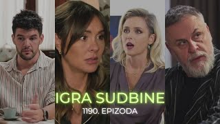 Igra sudbine 1190. epizoda - Andrija izbacuje i Jovanu i Unu! Luka dolazi da ga obidje! (sadržaj ep)