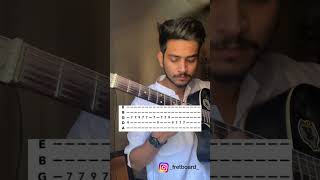 Radha Teri Chunri Guitar Tabs must Try | Shubham Srivastava #guitarlesson #guitartabs