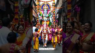 Ganesh Visarjan 🥰 | #GaneshVisarjan#GaneshChaturthi#EcoFriendlyGanesh#VisarjanCelebration#BappaMorya