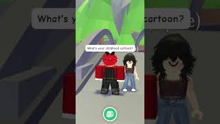 What is your childhood cartoon? ❤️ #roblox #robloxshorts #shorts