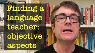 Online teacher? Objective aspects