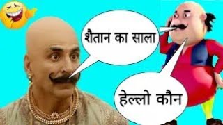 Bala bala song akshay kumar vs motu funny call,shaitan ka sala song,houseful movie comedy,motu patlu