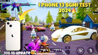 iPhone 13 Smooth+60 FPS😍/IOS 18.1 PUBG BGMI TEST 2024 BEST LIVIK GAMEPLAY 🔥