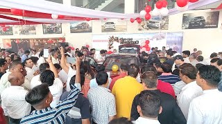 Massive crowd at the launch of All New Toyota Urban Cruiser Hyryder at Malik Toyota Hisar Haryana