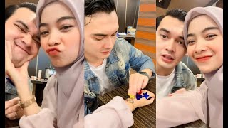 sebelom magung dan pemotretan ikbal fauzi - novia giana nurjanah becanda dulu di cafe