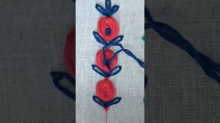 hand work Hand embroidery design #embroidery #handwork #shortvideo #shorts #ytshorts