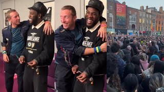 Burna Boy Shutdown Dublin Ireland as he Shoot Biggest Video with Coldplay Elyanna Little Simz Tini