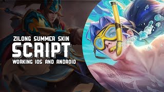 Zilong Summer Skin Script | No Password | MLBB