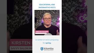 Educational and informative posts | Tips with Kitomba x Savvy Salon Marketing #salonmarketing