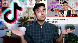 I GAVEAWAY A TATTOO ON TIKTOK