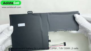 Replacement battery for Lenovo L15C2PB1 7.6V 35Wh 2 cells