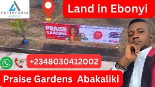 Prime Land in Praise Garden for sale in Abakaliki, Ebonyi State |Deed Conveyance & Registered Survey