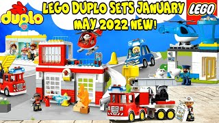 LEGO Duplo Sets January - May 2022 NEW (10959, 10967, 10968, 10969, 10970). Новые наборы Дупло 2022.